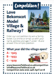 bekonscot-model-railway-family-ticket-competition